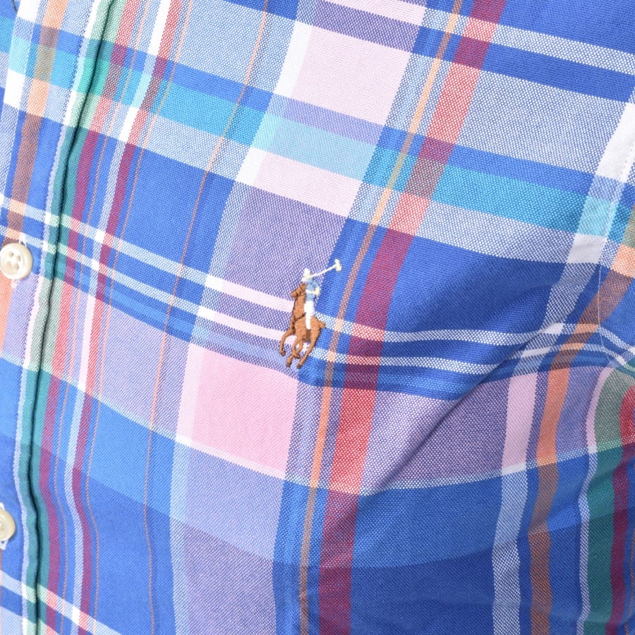 Alternative Image for ProductRalph Lauren Oxford Slim Fit Shirt Blue3